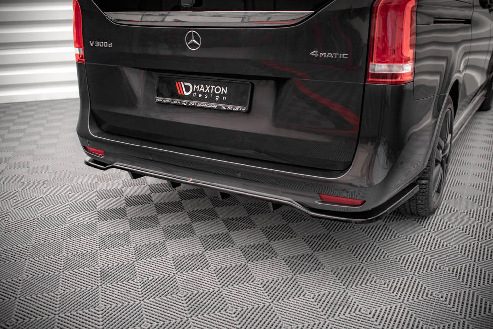 Diffuser Mercedes V-Class AMG Line W447 FL Maxton Glans Zwart