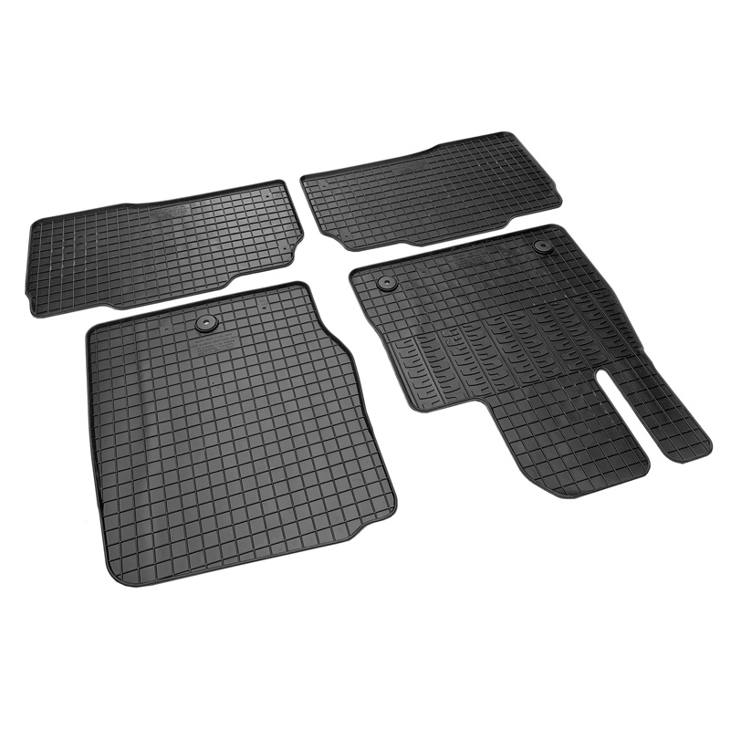 Set tapis de caoutchouc sur mesure pour Ford Explorer VI (U625) Hybrid 2020- (4-pièces + points de fixage)