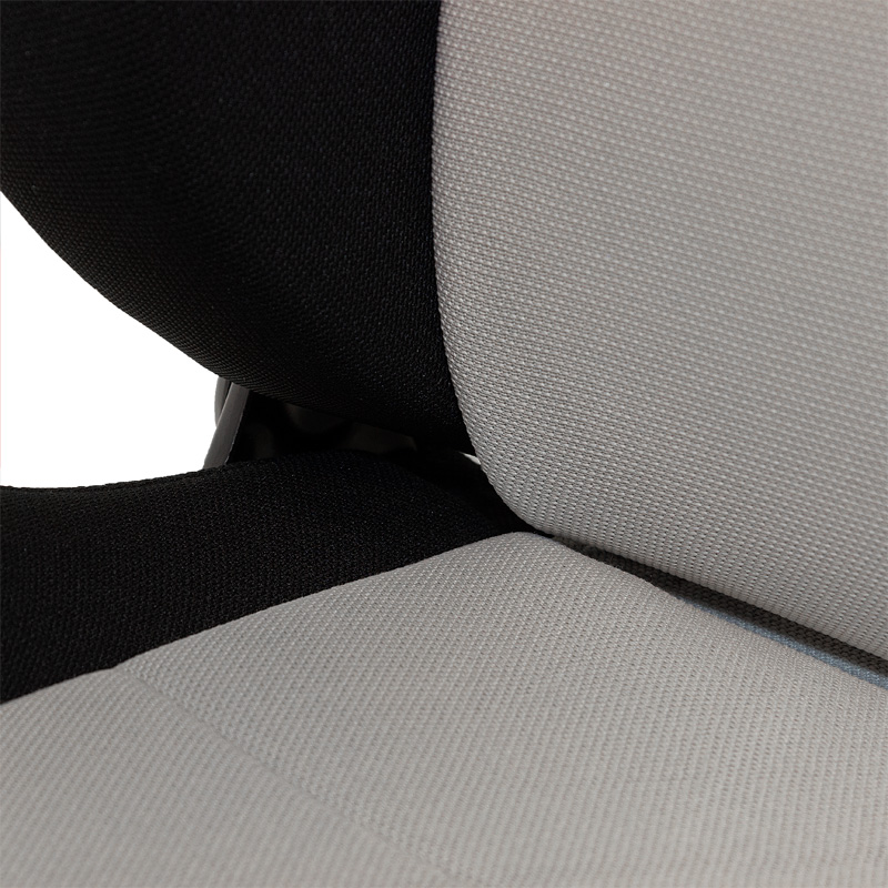 Siège baquet 'Eco' - Noir/Gris - Dossier réglable (à droite) - incl. glissières