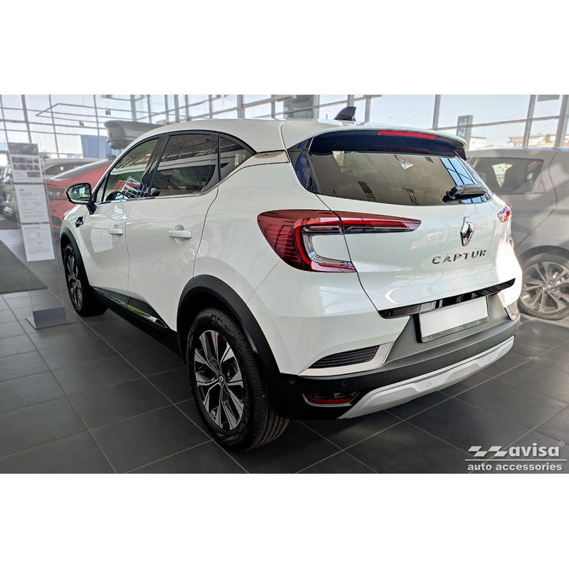 Moulure de hayon en Inox Noir Chrome sur mesure pour Renault Captur II 2019- & Mitsubishi ASX II 2023-