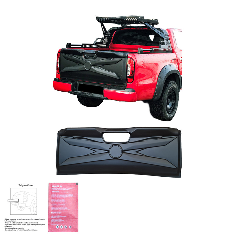 Protecteur de hayon sur mesure pour Mercedes Classe-X W470 2017- - Noir mat
