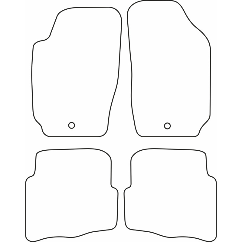 Set de tapis de sol sur mesure pour Seat Ibiza 2004-2008 / Cordoba 2004-2009
