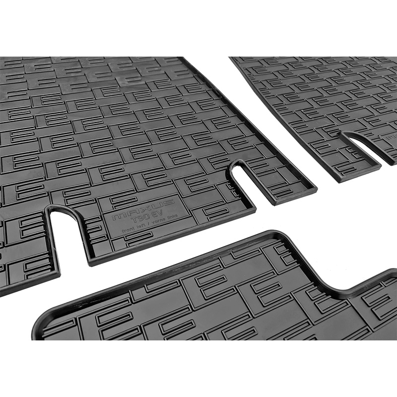 Set tapis de caoutchouc sur mesure pour Maxus ET90 Pickup 2022- (4-pièces)