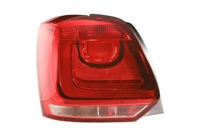 achterlicht, incl fittingdeel, links VW Polo, 2009 -