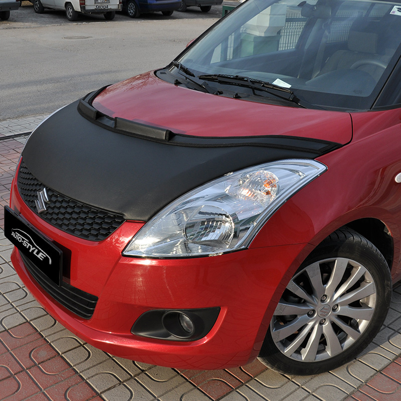 Protège-capot sur mesure pour Suzuki Swift MK7 2010- - Noir