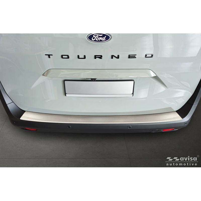 Avisa Protection de seuil arrière inox sur mesure pour Ford Transit Courier II / Tourneo Courier II 2023- '5WL'
