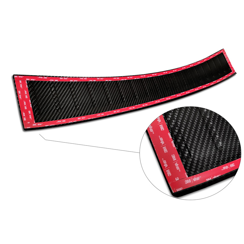 Protection de seuil arrière carboné 3D sur mesure pour Peugeot 508 I SW 2011-2014 & Facelift 2014-2018 'Ribs'