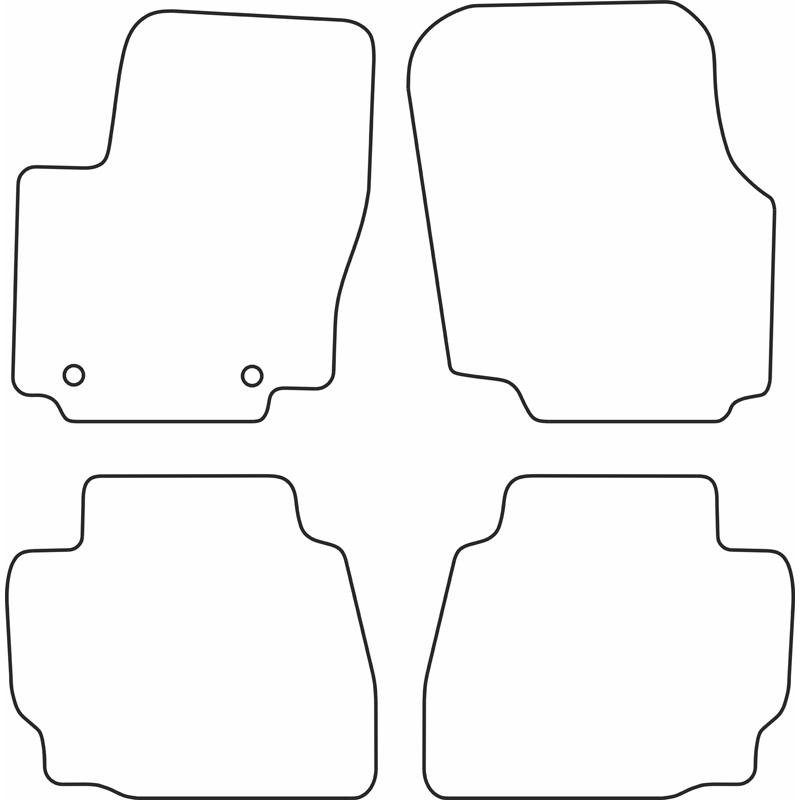Set de tapis de sol sur mesure pour Ford Mondeo 2007-2013