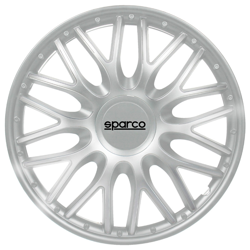 Sparco Enjoliveurs Roma - 13-pouces - Argent - Set de 4 pièces