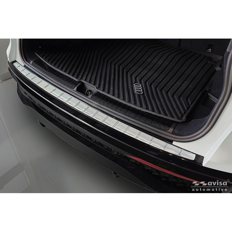 Avisa Protection de seuil arrière inox sur mesure pour Audi Q5 (GUB) 2025- 'Ribs'