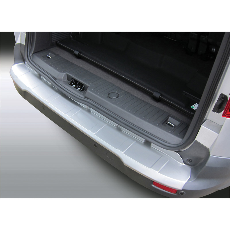 Protection de seuil arrière (ABS) sur mesure pour Ford Tourneo/Transit Connect 1/2014- Argent