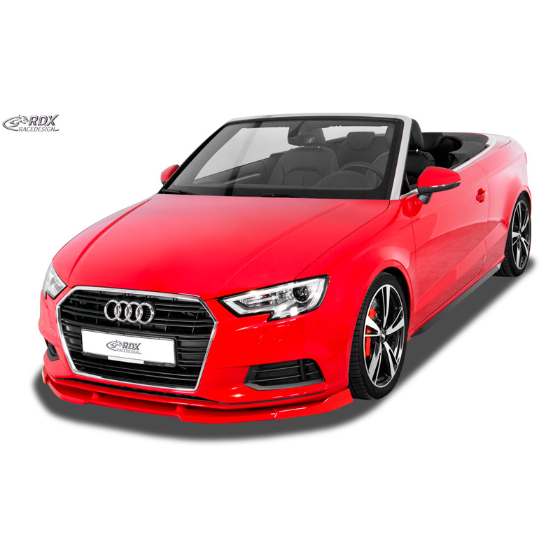 Jupes latérales 'Slim' sur mesure pour Audi A3 (8V7) Cabrio 2013- (ABS noir luisant)