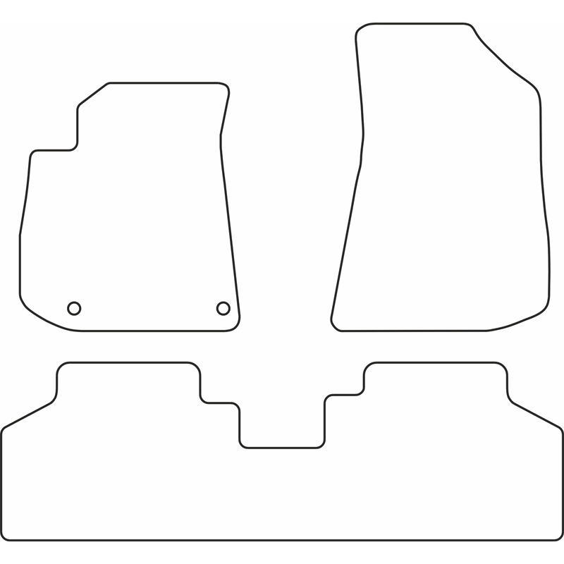 Set de tapis de sol sur mesure pour Kia e-Niro II 2022-