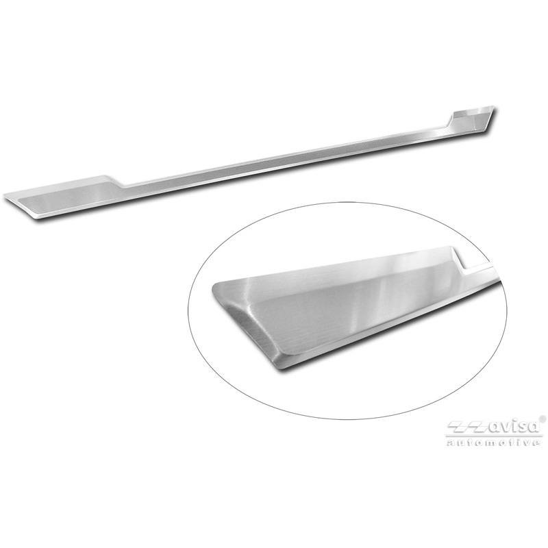 Avisa Revêtement d'habillage du hayon du coffre inox brossé sur mesure pour Skoda Kamiq (NW4) 2019-2024 & Facelift 2024-
