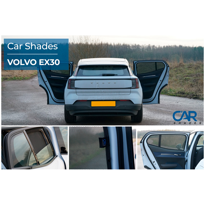 Set de Car Shades (portes arrières) sur mesure pour Volvo EX30 2023- (2-pièces)