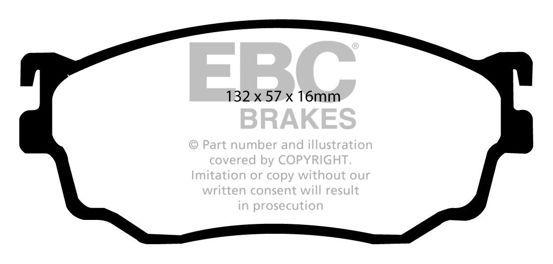 EBC Brakes ASTON MARTIN DB4 (Cabrio) 3.7 59-65 Remblokken achter