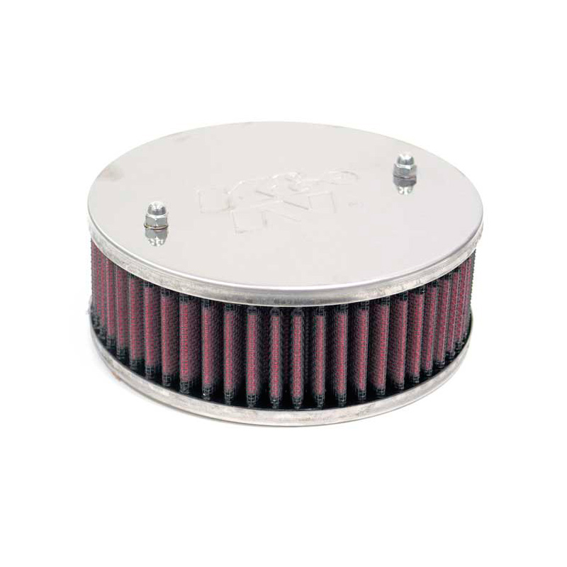 K&N Filtre à Air rond sur mesure pour carburateur SU/SU Hitachi 1.75'' H6/HS6, trou central, Hauteur d'assemblage 56mm (56-9096)
