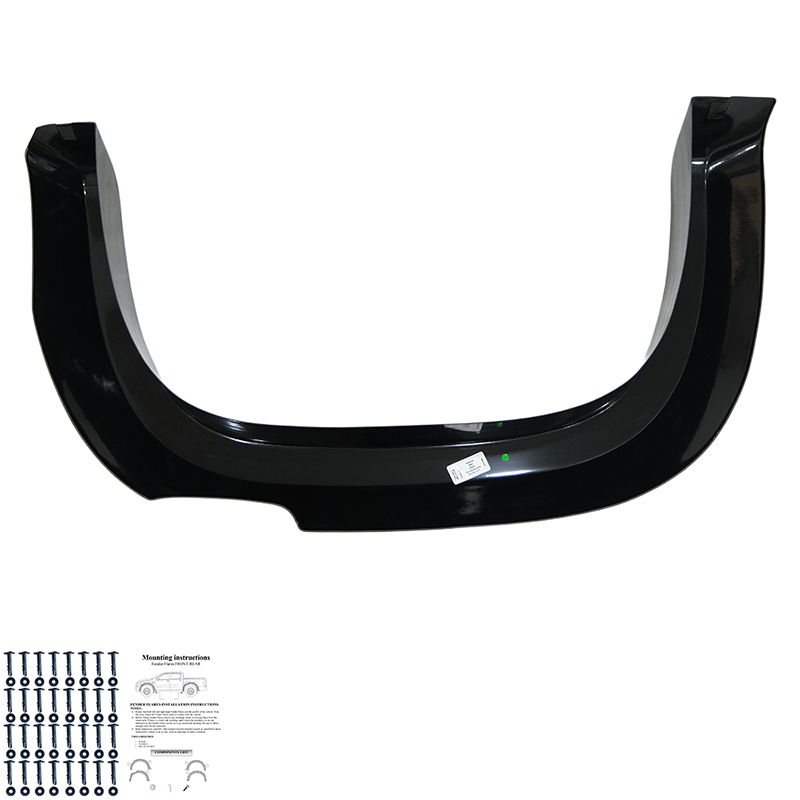 Oneway Jeu d'élargisseurs d'aile sur mesure pour Volkswagen Amarok MK2 2022- - Noir brillant