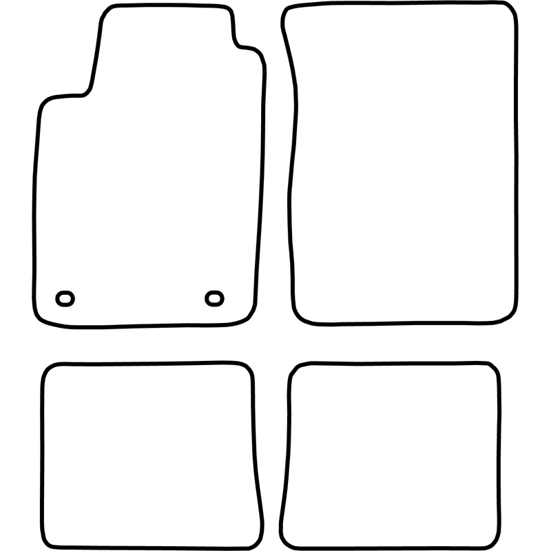 Set de tapis de sol sur mesure pour Alfa Romeo 75 1985-1992