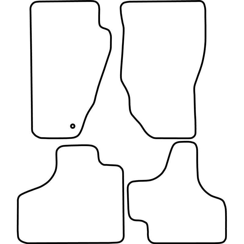 Set de tapis de sol en velours sur mesure pour Jeep Liberty 2008-