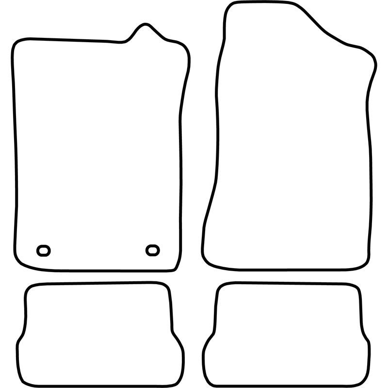 Set de tapis de sol sur mesure pour Volkswagen Corrado 1989-1995