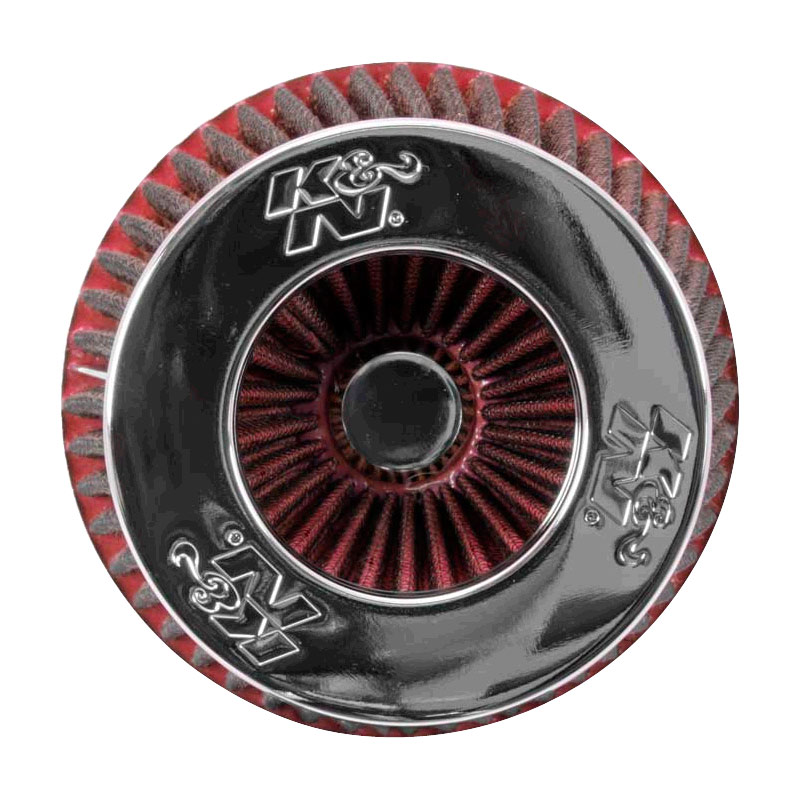 K&N RG-Serie Filtre à air universelle avec 3 diamètres d'installation Rouge (RG-1001RD)