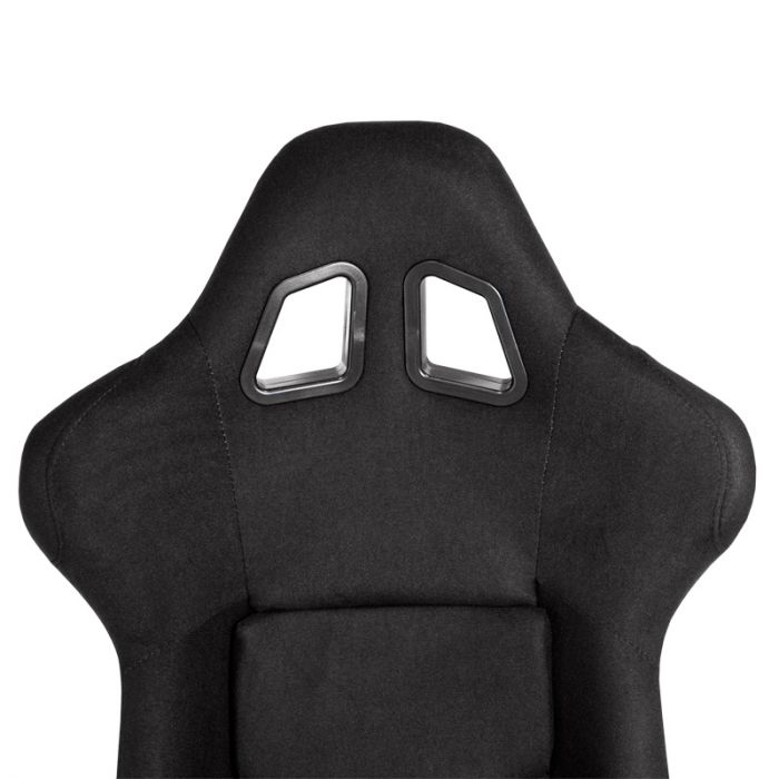 Siège baquet 'RR' - Noir - Dossier fixe en polyester - incl. glissières