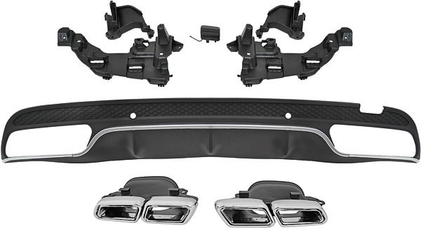 DIFFUSOR achter. Mercedes W208