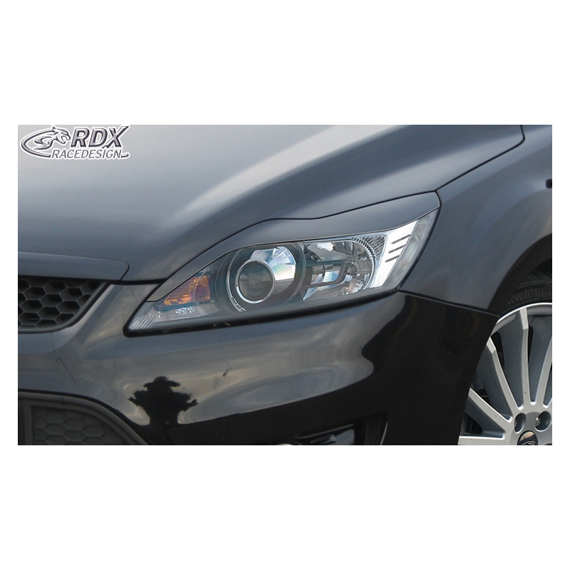 Spoilers de phares sur mesure pour Ford Focus II Facelift 2008-2011 (ABS)
