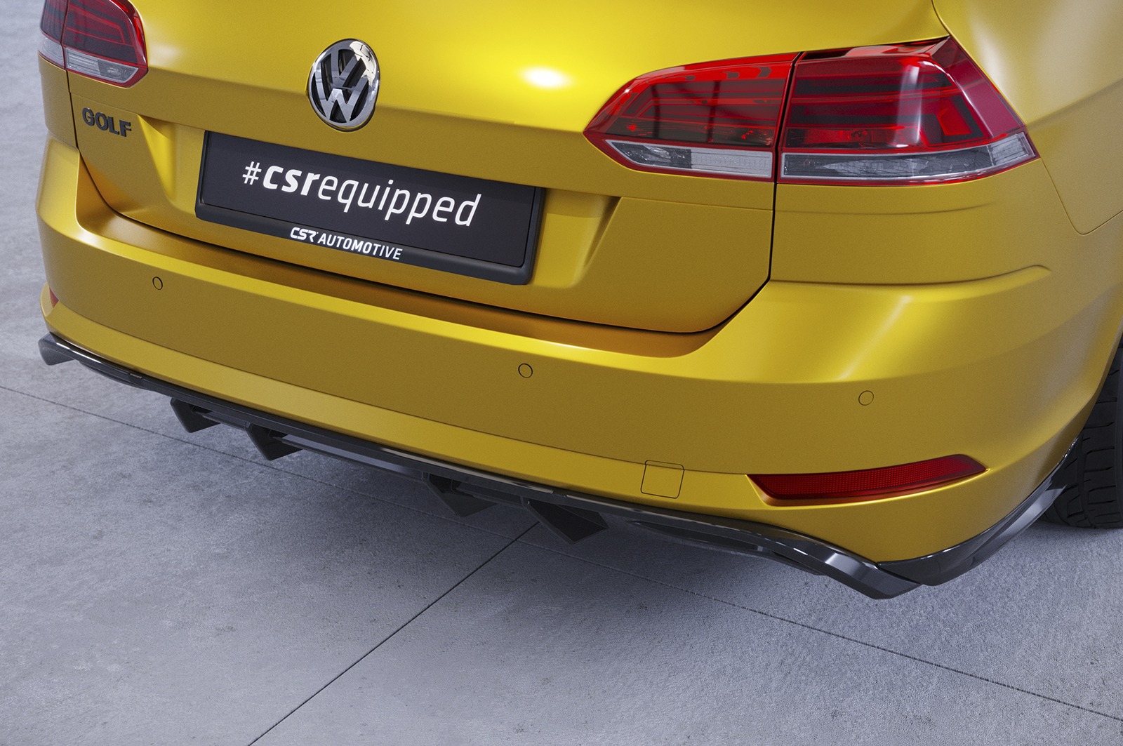 Diffuser Volkswagen Golf 7 Variant FL CSR Glans Zwart