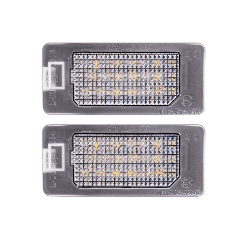 Éclairage de Plaque d'Immatriculation LED sur mesure pour Fiat 500X (6X) 2018-2022 / 500X (7X) 2021- / 500e 2020- / Abarth 500 EV 2023- & Alfa Romeo Tonale 2022-