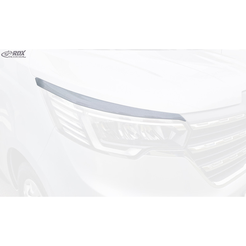 RDX Spoilers de phares sur mesure pour Renault Master III Facelift 2019-2024 (ABS)