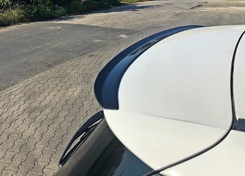 Spoiler cap Mercedes GLE W166 AMG-Line Maxton Design glans zwart