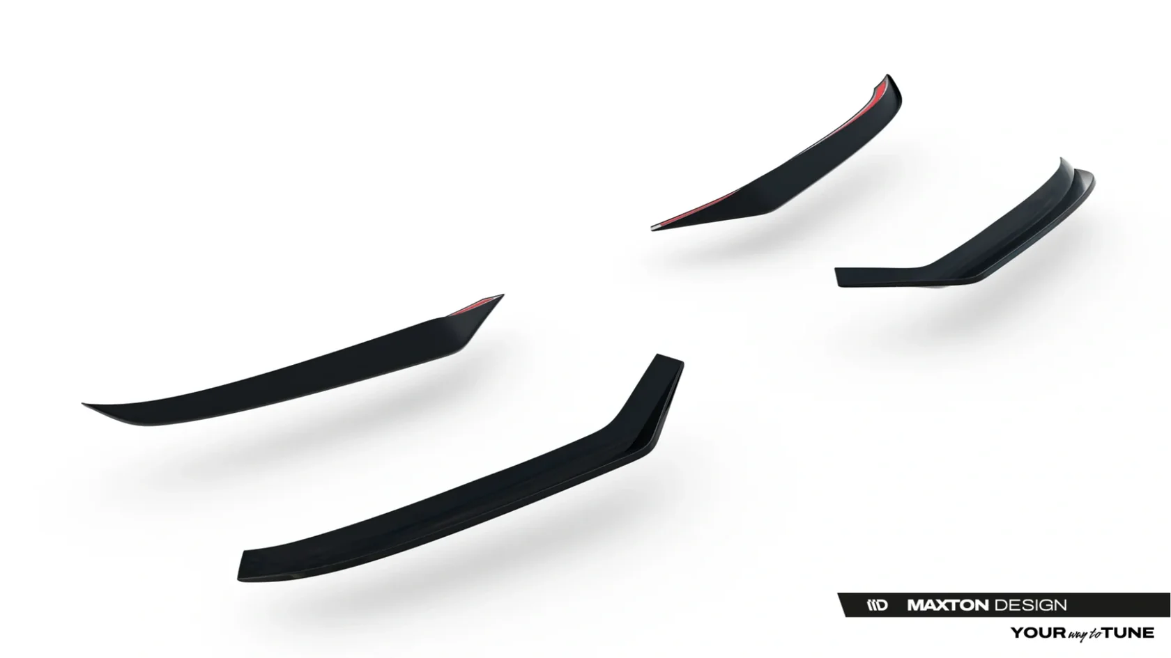 Becquet de toit sur mesure pour Ford Transit Custom (V710) 2023- & Volkswagen Transporter T7 2024- (avec 2 portes arrières) (PU)
