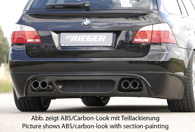 Achteraanzet BMW E60/E61 Polyester Rieger