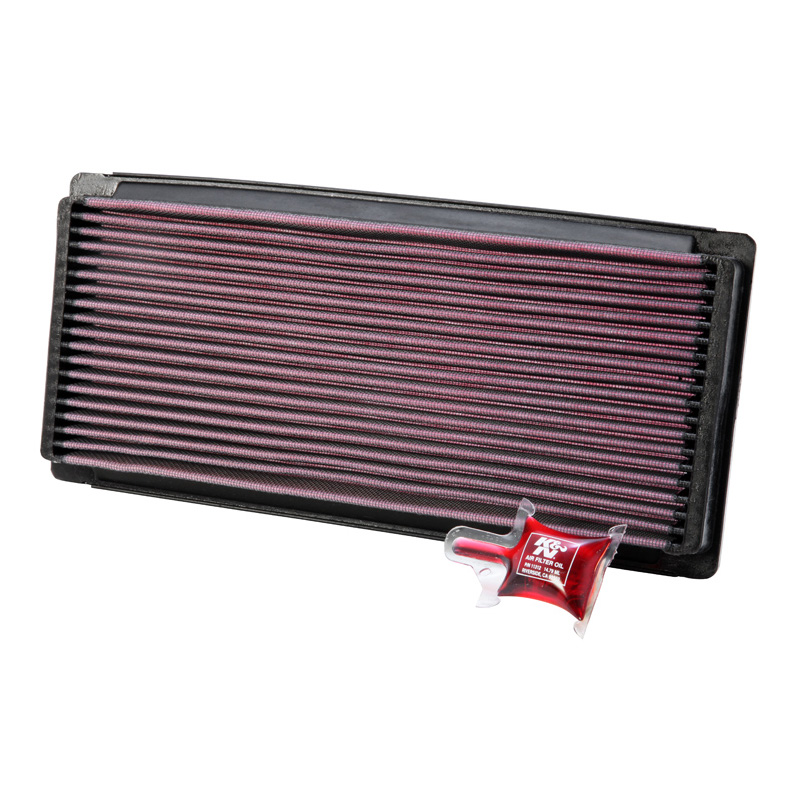 K&N Filtre à air de remplacement sur mesure pour Ford Bronco, F150/F250/F350/F450 1987-1997, VW Jetta 1.8 1989-1991 (33-2023)