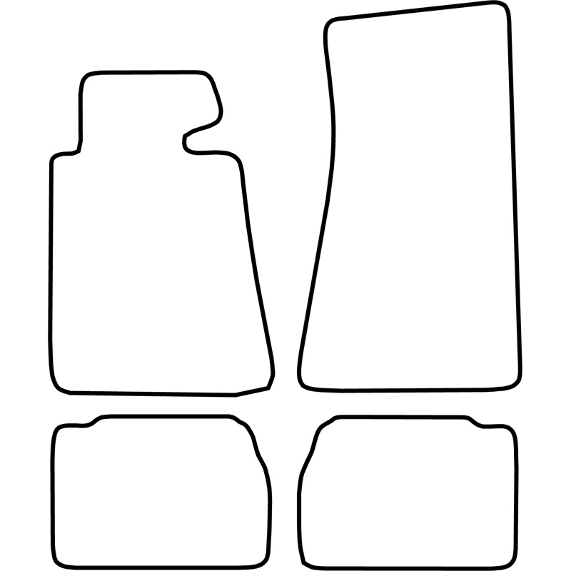 Set de tapis de sol sur mesure pour BMW Série 5 (E34) 1988-1996