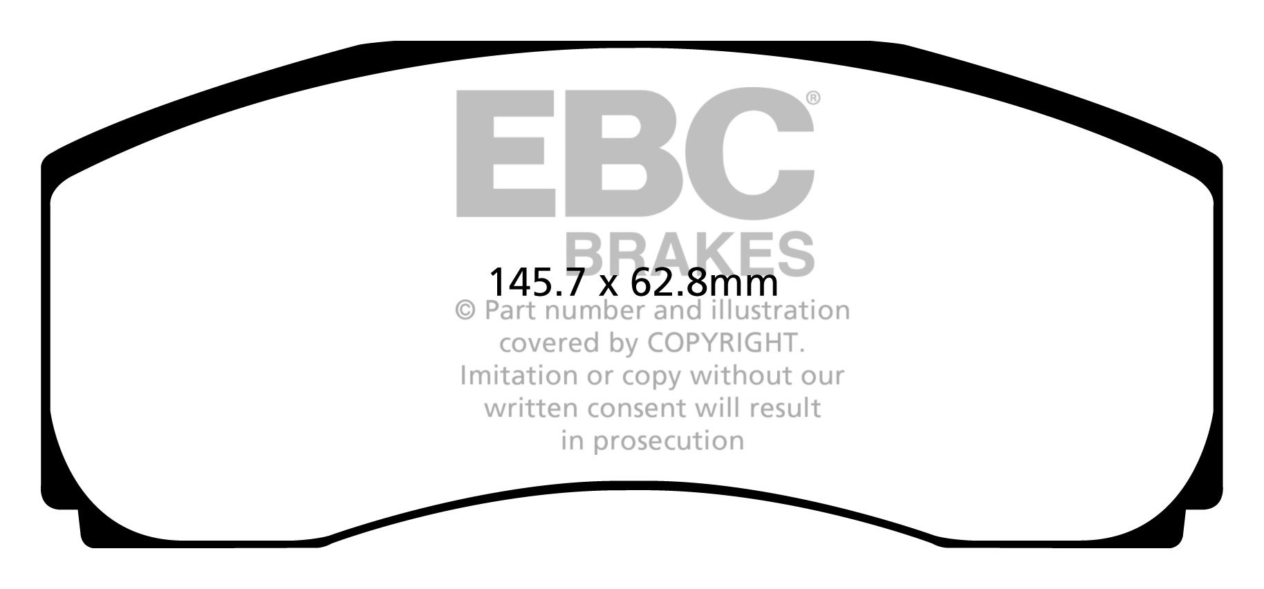 EBC Brakes BMW X3 3.0 TD (30d)(F25) 2010-.. Remblokken achterzij