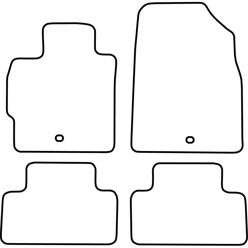 Set de tapis de sol sur mesure pour Mazda CX-7 2007-