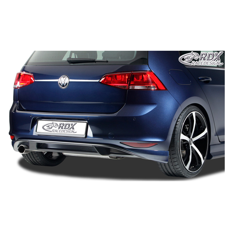 Jupe arrière 'Angles' sur mesure pour Volkswagen Golf VII HB 3/5-portes 2012- excl. GTi/GTD (PUR)
