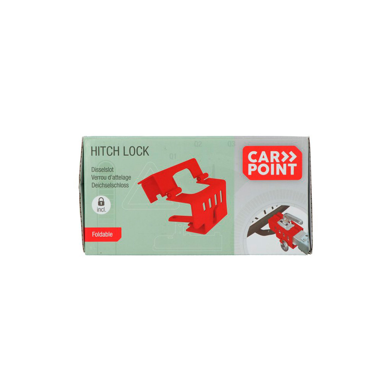Carpoint Antivol pour Tête d'Attelage Attelable incl. Cadenas