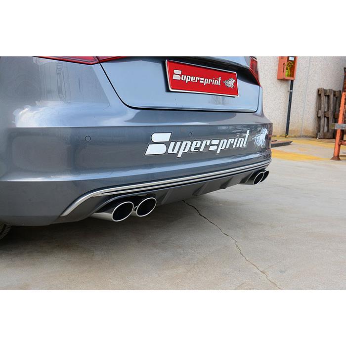 AUDI A3 8V Cabrio 1.8 TFSI (180 Hp) 2012 -> 2015 Endpipe kit 100x75 Right + 100x75 Left