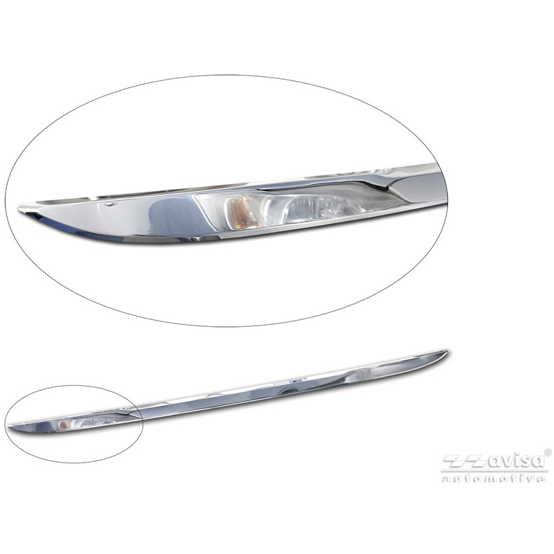Avisa Revêtement d'habillage du hayon du coffre inox Chrome sur mesure pour BMW Série 3 (G20) M-Sport Facelift 2018-2022, Facelift 2022-2024 & Facelift 2024-