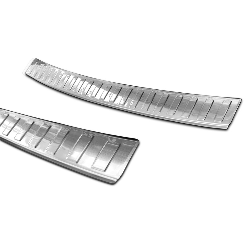Protection de seuil arrière inox sur mesure pour Hyundai i10 III 5 portes 2019- 'Ribs'