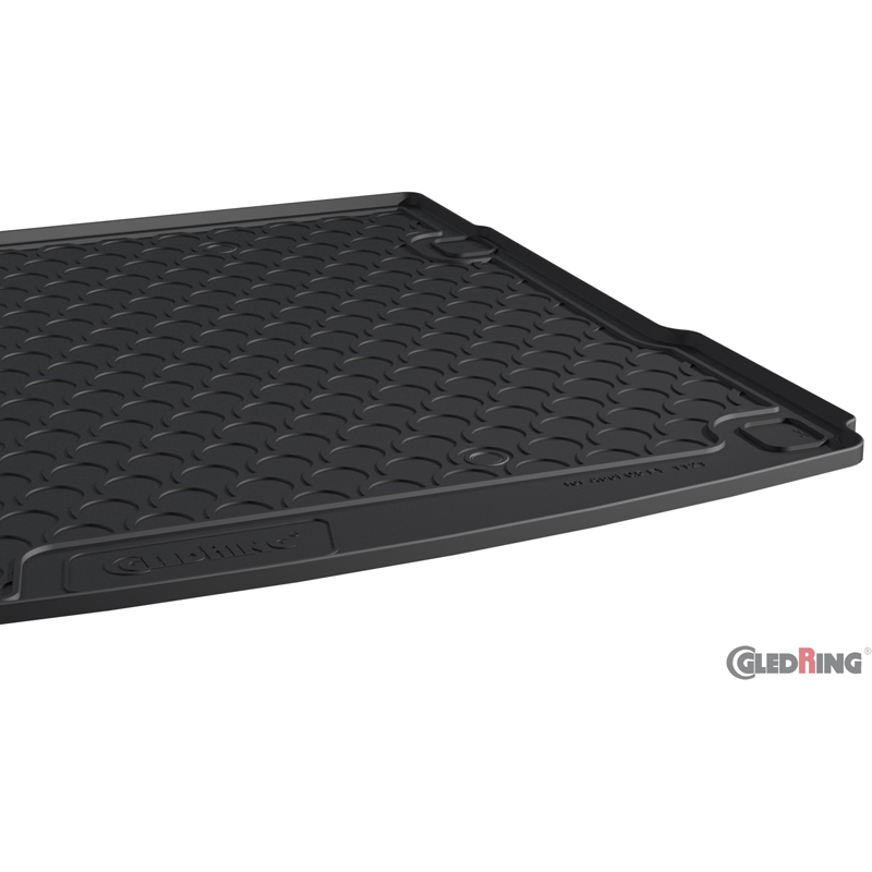 Coquille coffre-arrière Rubbasol (caoutchouc) sur mesure pour Audi Q5 2017- excl. TFSi-e (Sol en haut + paquet de coffre incl. filet + Banquette arrière fixe)