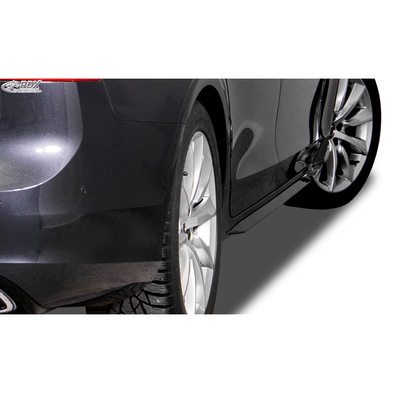 Jupes latérales 'Slim' sur mesure pour Volvo S90/V90 2016- (ABS noir luisant)
