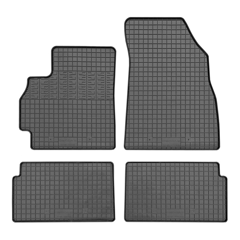 CIKCAR Set tapis de caoutchouc sur mesure pour Omoda 5 2022- (incl. EV) (4-pièces + points de fixage)