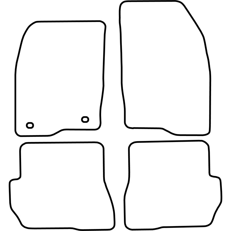 Set de tapis de sol sur mesure pour Mazda 2 MPV 2003-2006