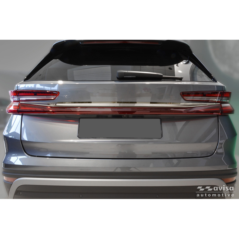 Avisa Revêtement d'habillage du hayon du coffre inox Chrome sur mesure pour Skoda Kodiaq II (PS7) 2024-
