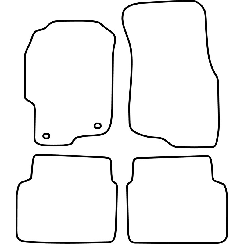 Set de tapis de sol sur mesure pour Rover 400 1995-